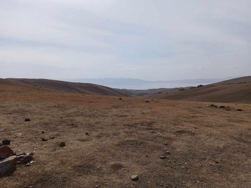 First glimpse of the lake